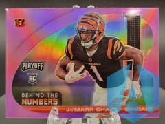 2021 Panini Playoff #BTN-JCH Jamarr Chase Behind the Numbers Pink